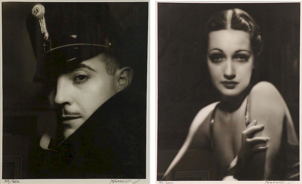 Appraisal: GEORGE HURRELL AMERICAN - Lot of Two Photographs To Include