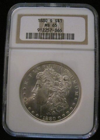 Appraisal: S NGC MS MORGAN SILVER DOLLAR