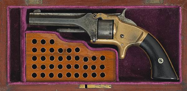 Appraisal: A cased Smith amp Wesson Model No nd Issue revolver