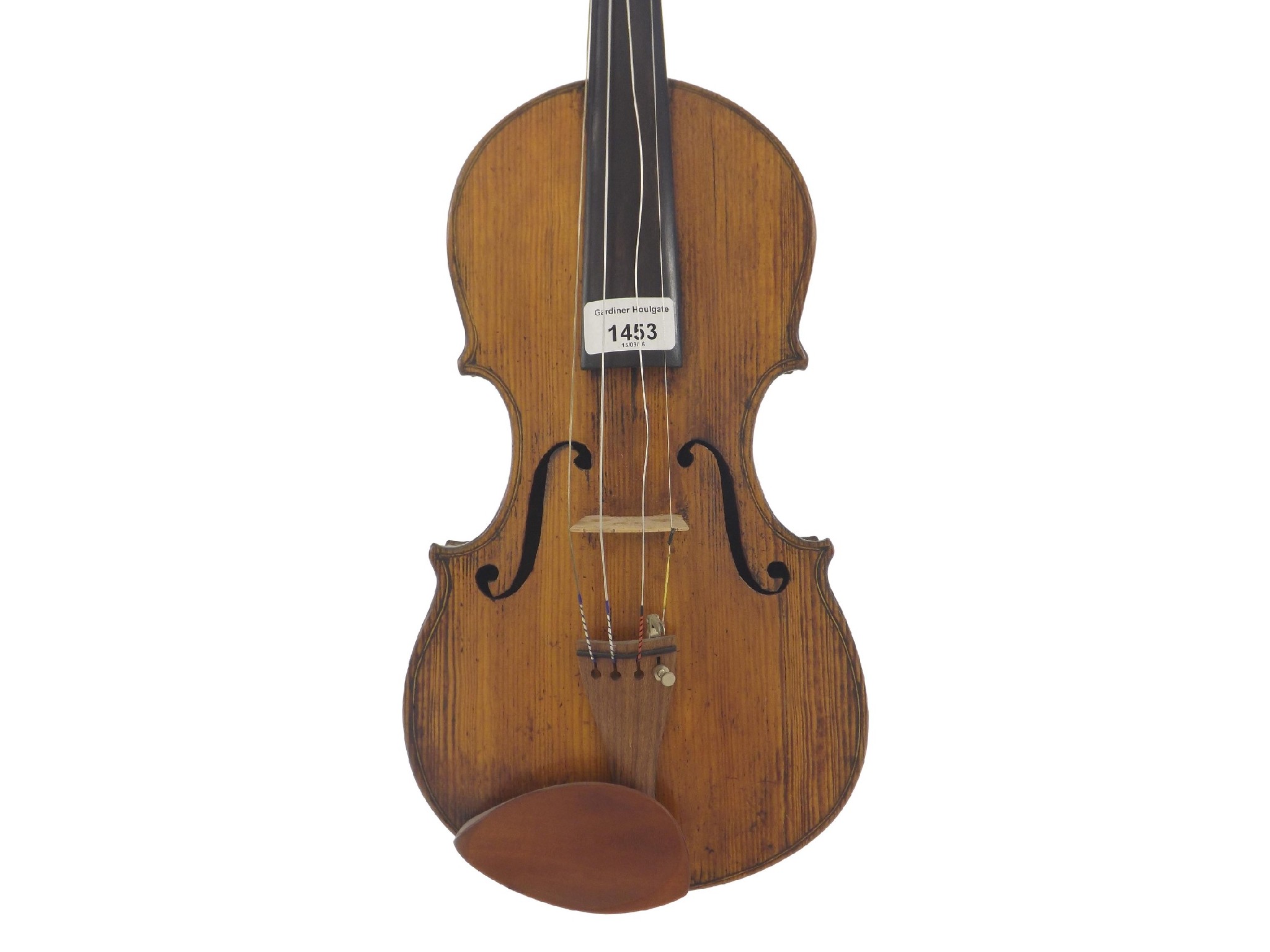 Appraisal: Interesting violin circa unlabelled cm