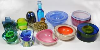 Appraisal: lot of Art glass group lot of Art glass group