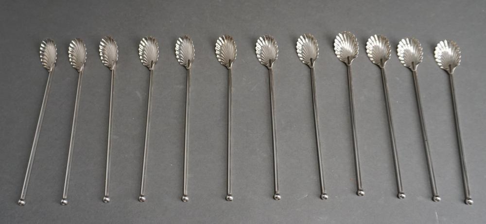 Appraisal: Set of Sterling Silver Sipping Straws ozt