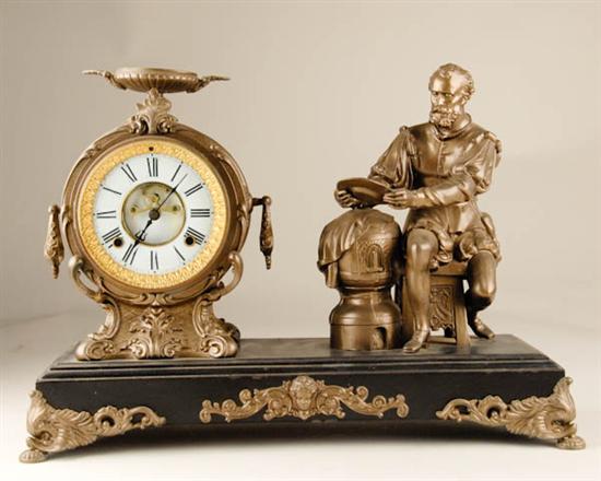 Appraisal: New Haven Bernard Palissy Clock - day time and strike