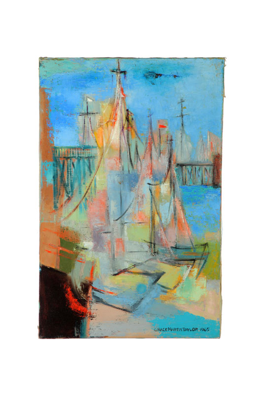 Appraisal: PROVINCETOWN HARBOR BY GRACE MARTIN TAYLOR CHARLESTON WEST VIRGINIA -