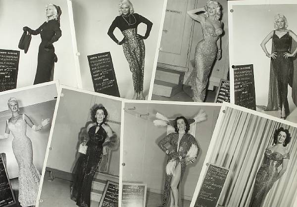 Appraisal: A Jayne and Jane group of black and white 'wardrobe