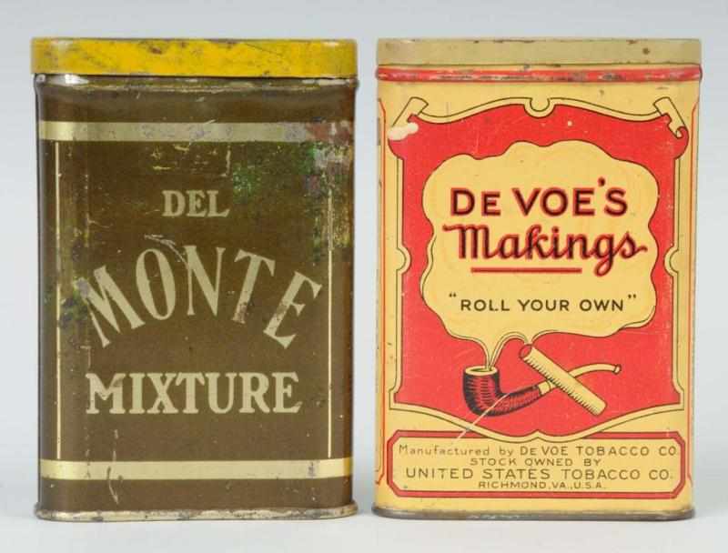 Appraisal: Lot of Tin Pocket Tobacco Tin Description Includes one Del