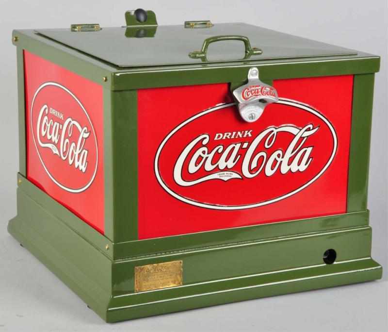 Appraisal: Scarce Coca-Cola Countertop Cooler Early s Made by Glascock Beautifully