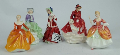 Appraisal: Royal Doulton figures Top O' the Hill HN Fragrance HN