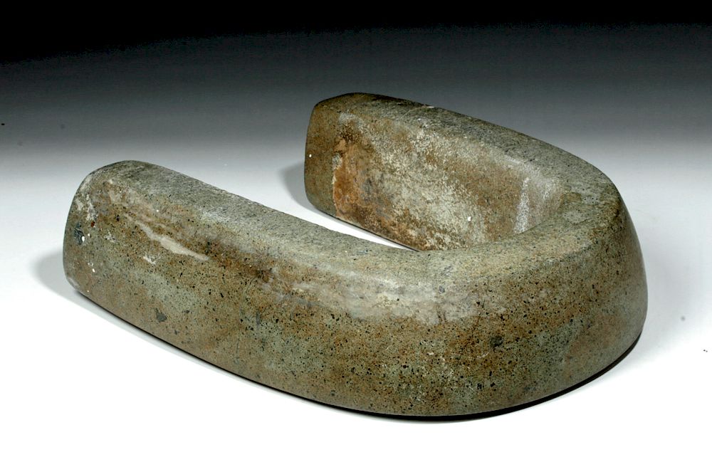 Appraisal: Veracruz Stone Yoke - For Ballgame Originally Listed At Pre-Columbian