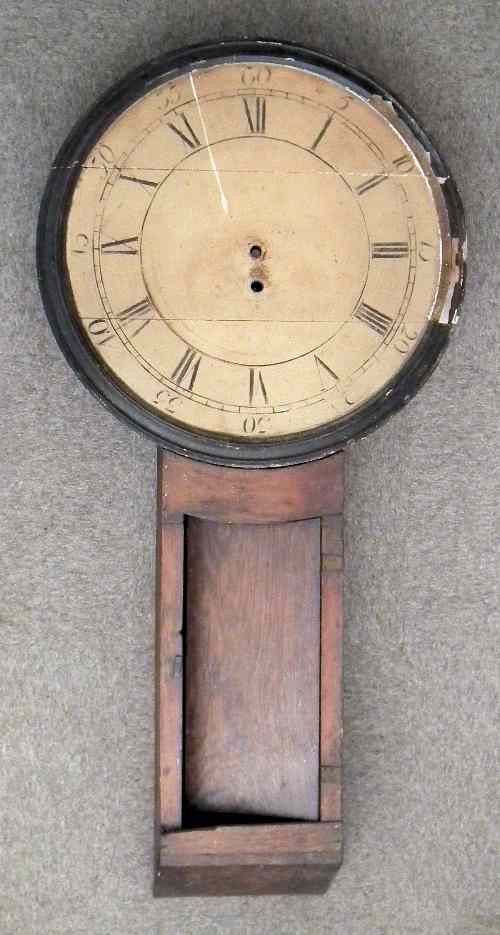 Appraisal: An th Century ''Tavern'' clock with ins diameter painted wood