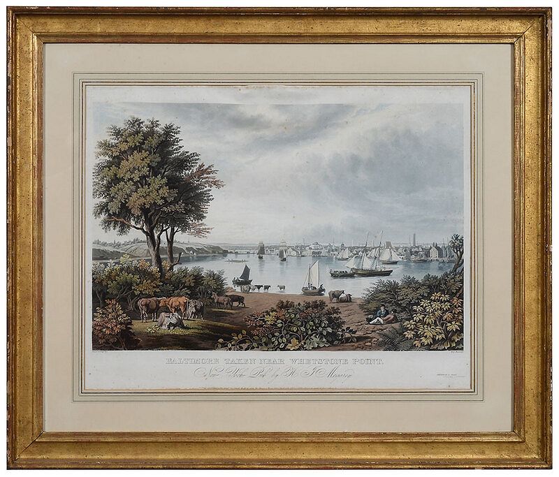 Appraisal: William James Bennett Engraver American English - Baltimore Taken Near