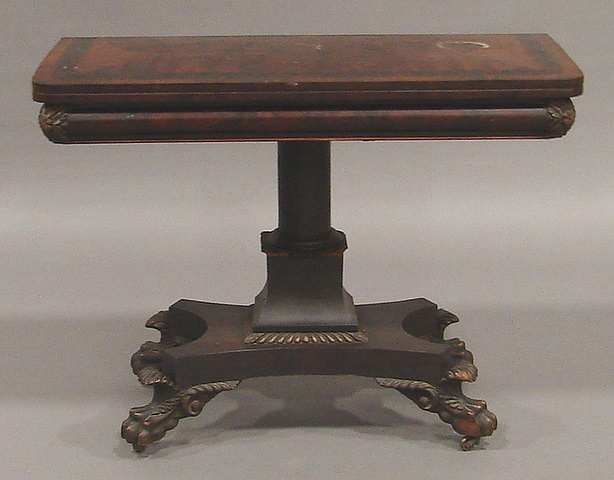 Appraisal: Top with demilune reserve with inlaid figured mahogany fans inlaid