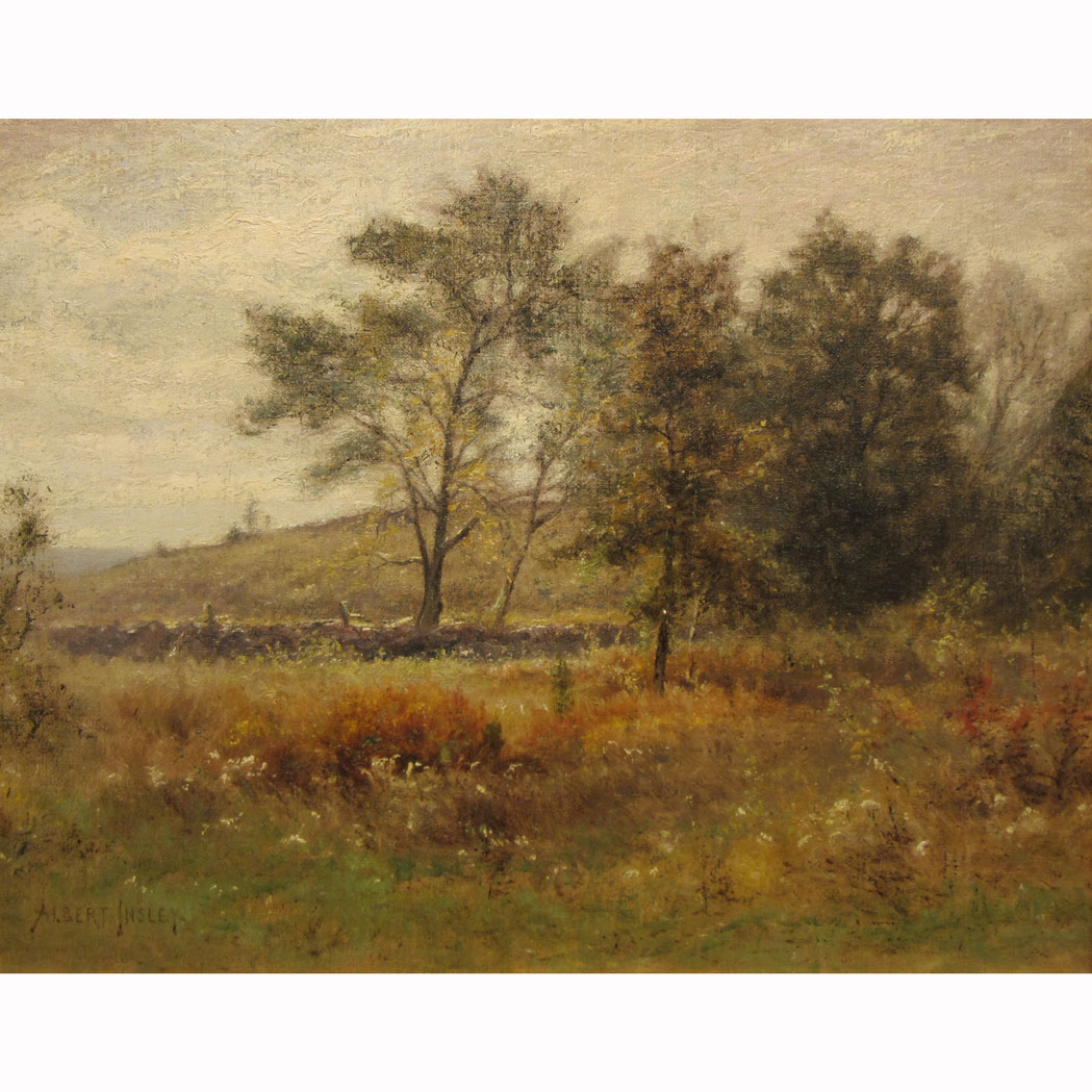 Appraisal: Albert Babb Insley American - Stone Wall in a Meadow