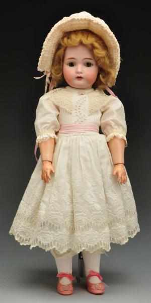 Appraisal: Kammer Reinhardt Child Doll Description German bisque socket head incised