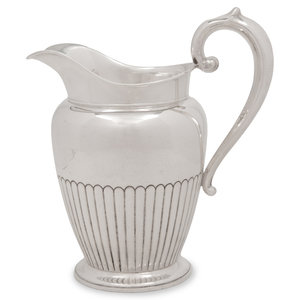 Appraisal: An American Silver Water Pitcher F B Rogers Silver Co