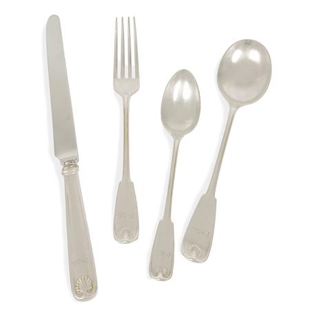 Appraisal: Tiffany Co Sterling Silver Partial Flatware Service Estimate nbsp nbsp