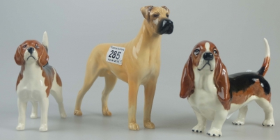 Appraisal: Beswick Beagle hound A Great Dane and Beagle A all