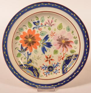 Appraisal: Gaudy Dutch Zinnia Pattern China Gaudy Dutch Zinnia Pattern Soft