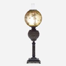 Appraisal: Handel Birds in Flight globe lamp Bradley and HubbardUSA c