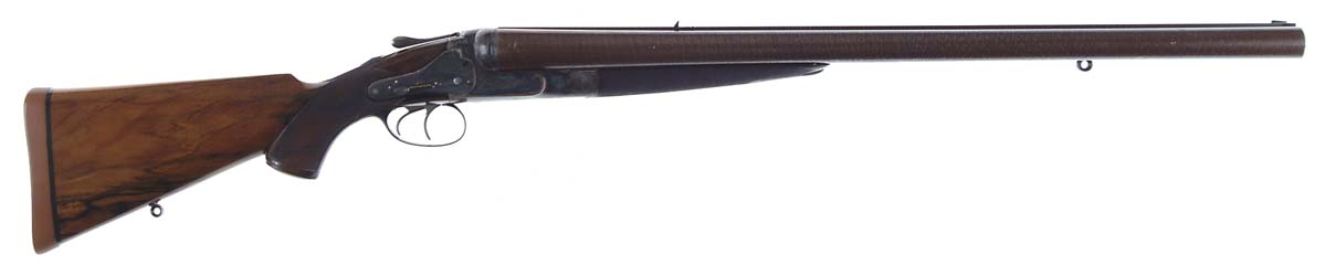 Appraisal: VERY RARE CASED COGSWELL HARRISON BIG BORE DBL RIFLE Cal