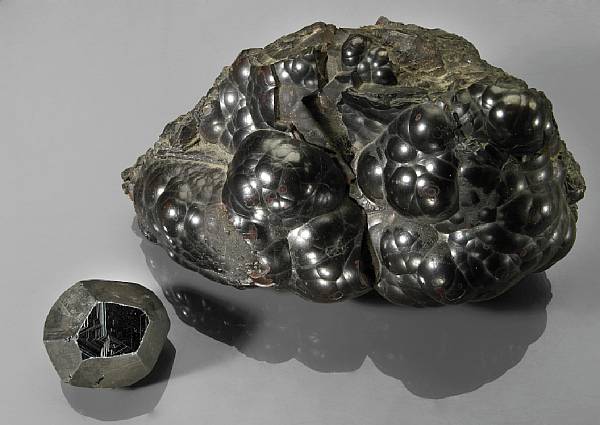 Appraisal: Natural History and Gemstones Consisting of a large botryoidal cluster