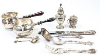 Appraisal: A Collection of Silver Articles various makers comprising two brandy