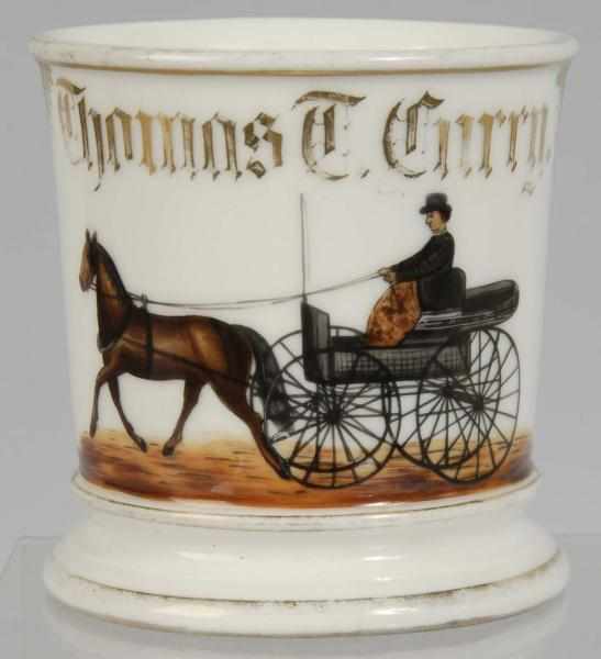 Appraisal: Doctor's Cart D C Occupational Shaving Mug Description Thomas T