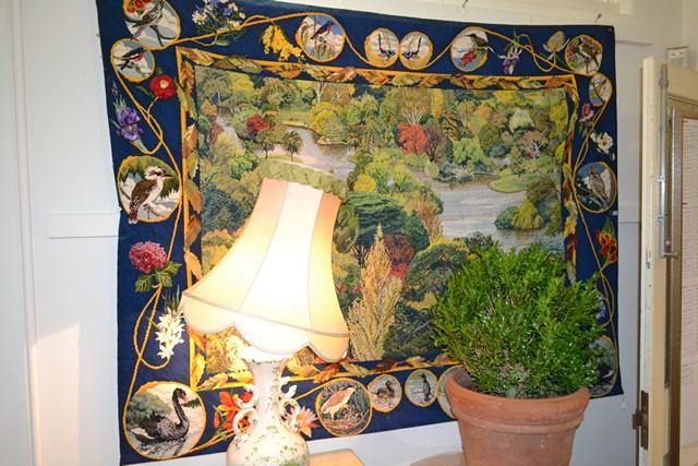 Appraisal: AN AUSTRALIANA AND NATURE SCENE TAPESTRY