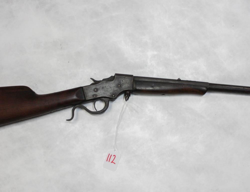 Appraisal: J STEVENS A T CO FALLING BLOCK SINGLE SHOT RIFLE