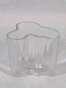 Appraisal: Alvar Aalto An Alvar Aalto Savoy vase in clear glass