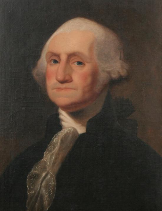 Appraisal: AFTER GILBERT STUART American - PORTRAIT OF GEORGE WASHINGTON oil