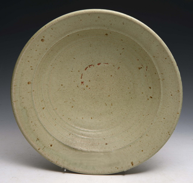 Appraisal: Stephen Parry British b Bowl in celadon glazeimpressed potter's seal