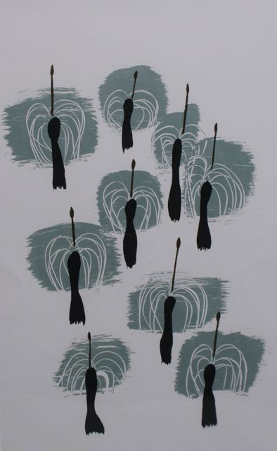 Appraisal: Rosella Namok born Xanthorrhoea Johnsonii screenprint signed dated and inscribed