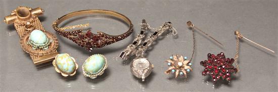 Appraisal: Assorted Victorian costume jewelry