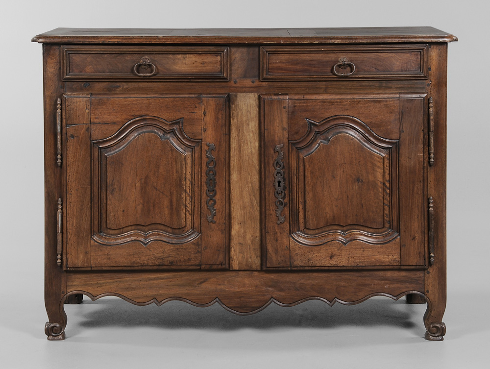 Appraisal: Provincial Louis XV Walnut Server French th or th century