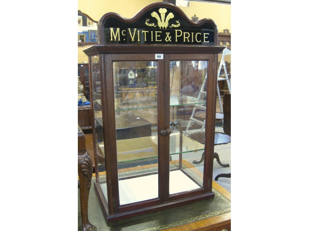 Appraisal: McVitie and Price shop display cabinet