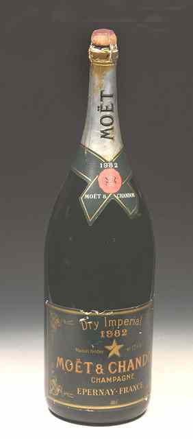 Appraisal: ONE METHUSELAH CL BOTTLE of Moet and Chandon Dry Imperial