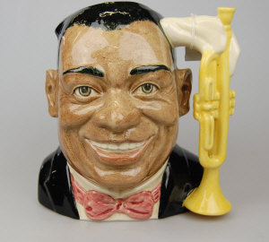 Appraisal: A large Royal Doulton character jug 'Louis Armstrong' from The