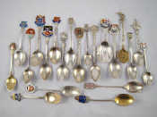 Appraisal: A collection of fourteen silver commemorative spoons wt gm and