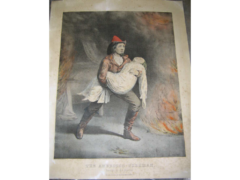 Appraisal: AFTER CURRIER IVES PUBLISHER THE AMERICAN FIREMAN PROMPT TO THE