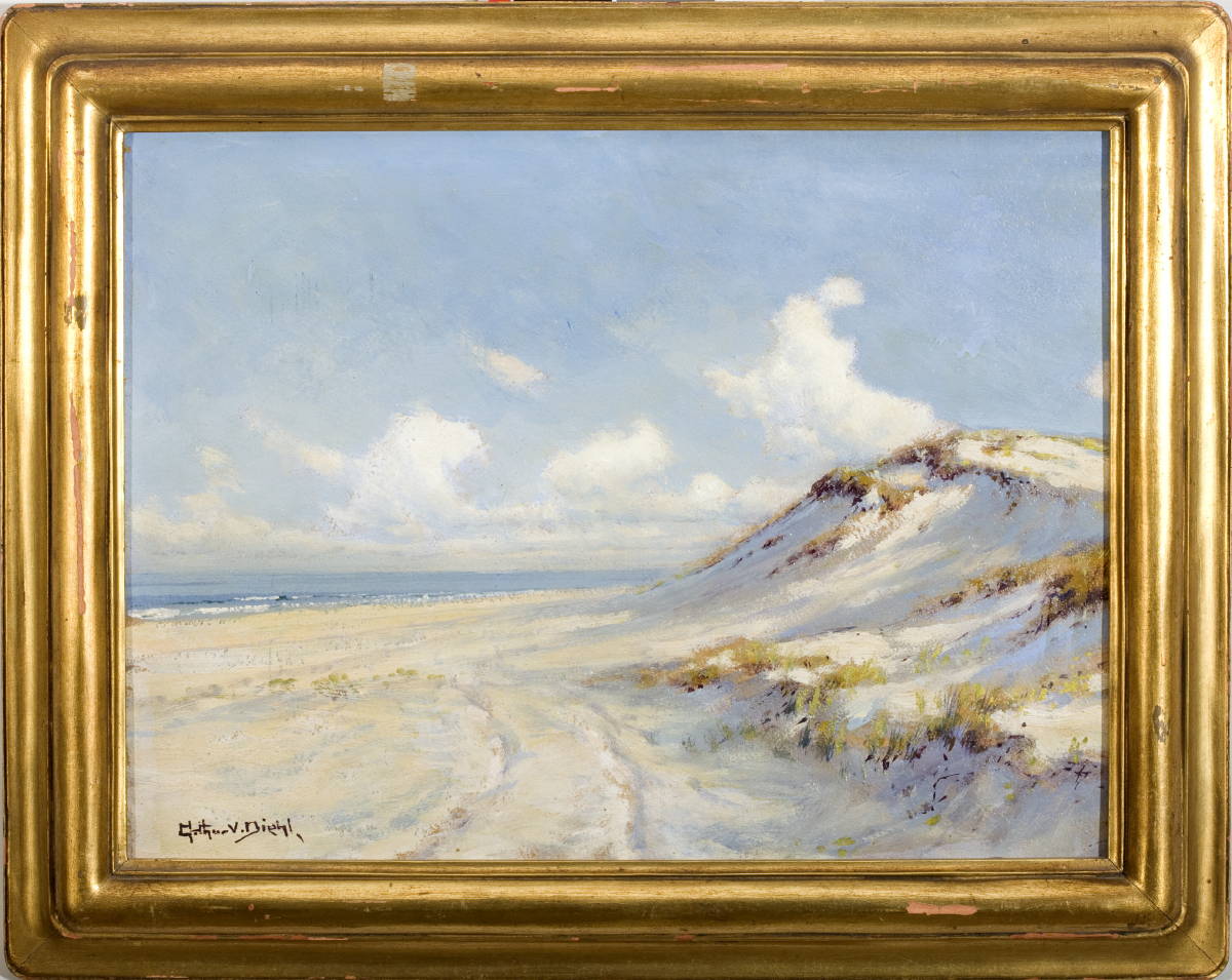 Appraisal: ARTHUR V DIEHL AMERICAN - PROVINCETOWN DUNES Oil on artist's