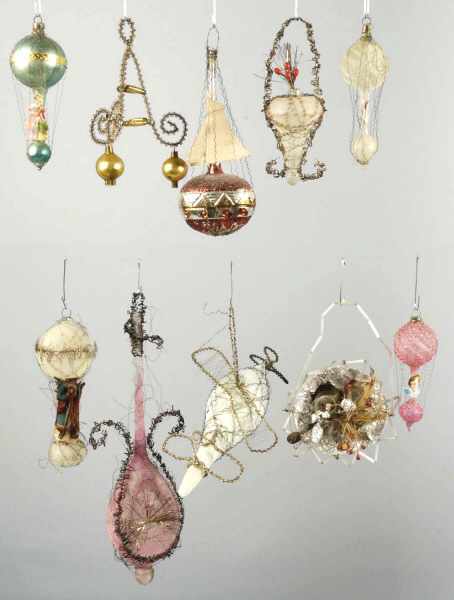 Appraisal: Lot of Wire Wrapped Christmas Ornaments Description Nice assortment Condition