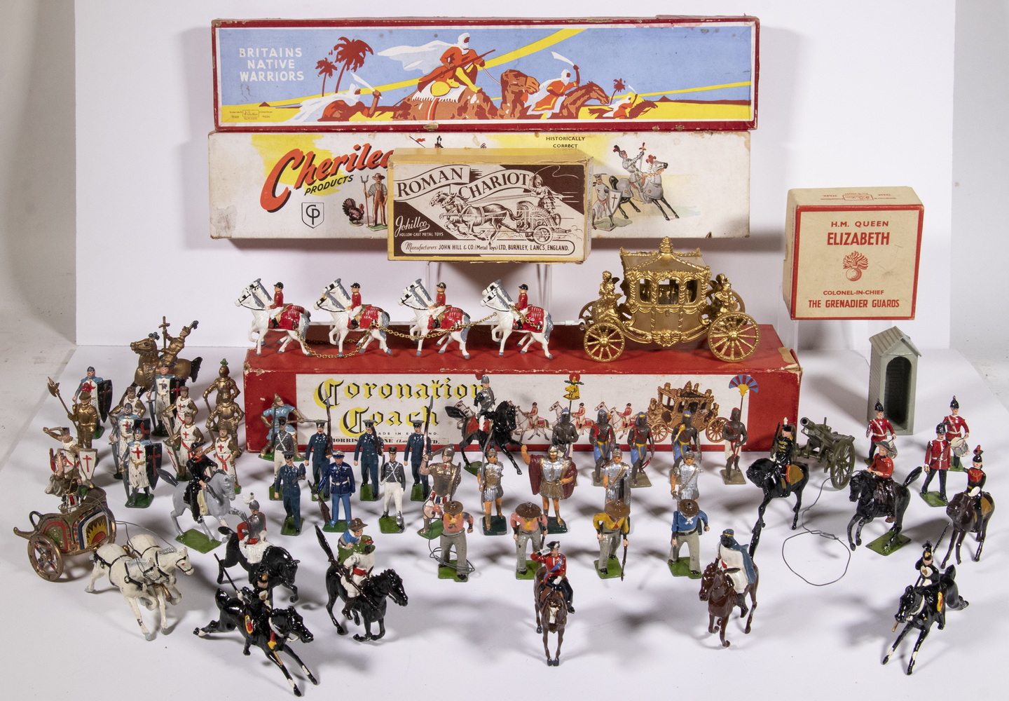 Appraisal: VINTAGE DIE-CAST FIGURE COLLECTION Piece Lot incl Morris Stone Ltd