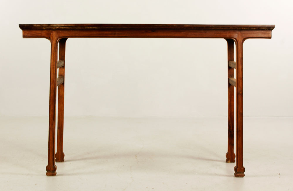 Appraisal: - Chinese Huanghuali Wood Table Huanghuali wood table China h