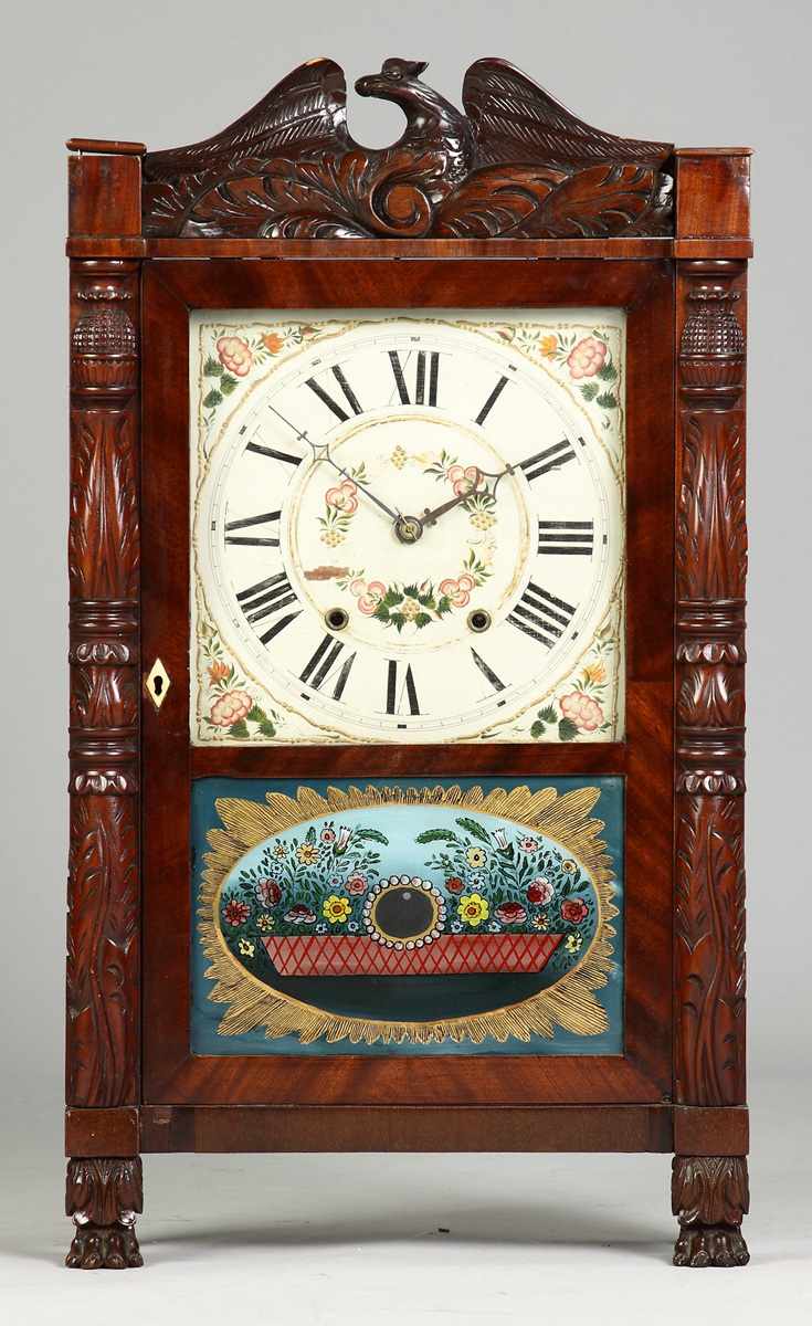 Appraisal: Eli Terry's Patent made by Seth Thomas Shelf Clock Mahogany