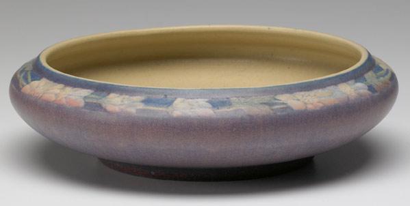 Appraisal: NEWCOMB COLLEGE Transitional bowl carved by Cynthia Littlejohn with a