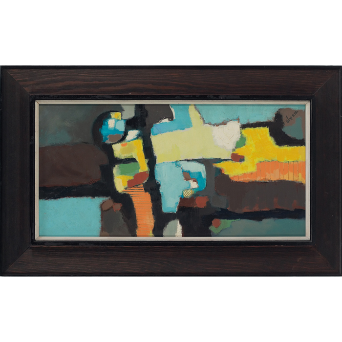 Appraisal: Juan Luis Lopez th century ''Untitled '' c oil on