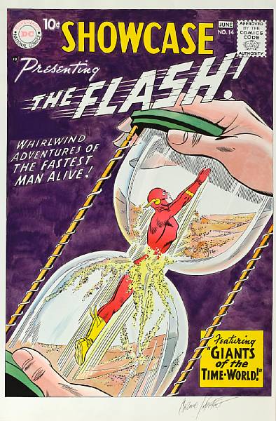 Appraisal: A print of a Flash Gordon comic book cover s