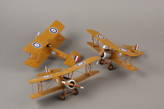 Appraisal: Lot of limited edition gearbox Sopwith French biplanes metal construction