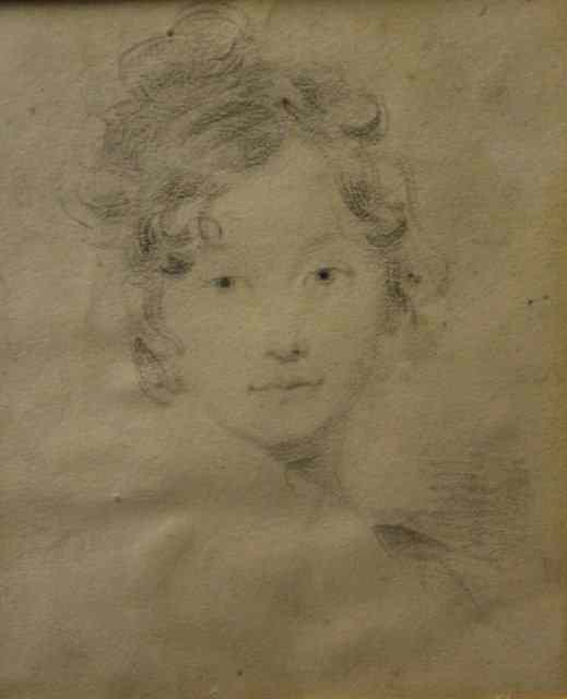 Appraisal: Joseph Slater British th Century Sketch of his youngest sister